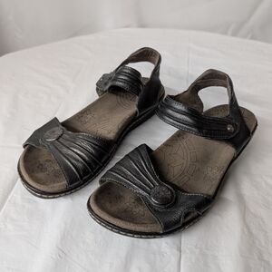 Taos Escape Metallic Leather Footwear Sandals Women's Size 9